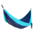 Parachute hammock, 'Sea Dreams' (single) - Fair Trade 100% Nylon Blue with Turquoise Parachute Fabric P thumbail