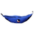 Hamaca paracaídas, (doble) - Hamaca portátil de tela paracaídas azul claro oscuro (doble)