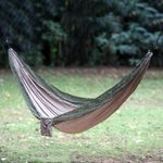 Parachute hammock, 'Jungle Dreams' (single) - Portable Parachute Fabric Hammock Khaki Army Green (Single)