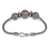 Sterling silver braided bracelet, 'Glamorous Bali' - Handcrafted Silver Bracelet with Indonesian Styling (image 2b) thumbail