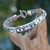Sterling silver braided bracelet, 'Telaga Waja River' - Handcrafted Sterling Silver Bracelet from Bali (image 2) thumbail