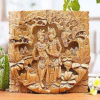 Featured review for Wood relief panel, The Romance of Rama and Sita