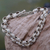 Sterling silver chain bracelet, 'New Paths' - Patterned Sterling Silver Artisan Crafted Bracelet from Bali (image 2) thumbail