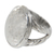 Sterling silver dome ring, 'Plateau' - Sterling Silver Domed Ring Hand Crafted from Bali Jewelry (image 2b) thumbail