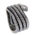 Sterling silver band ring, 'Lareangon Snake' - Wide Sterling Silver 925 Snake Motif Band Ring