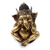 Bronze statuette, 'Ganesha's Golden Silence' - Hindu Art Ganesha Antiqued Bronze Statuette Crafted in Bali thumbail