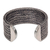 Sterling silver cuff bracelet, 'Horseshoe Braids' - Artisan Sterling Silver Cuff of oxidised Braids with Highly  (image 2c) thumbail