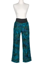 Rayon batik pants, 'Kenanga' - Hand Printed Floral Batik Rayon Pants from Bali