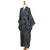 Rayon batik robe, 'Borneo Slate' - Womens 100% Rayon grey and Black Kimono Sleeve Long Batik Ro (image 2b) thumbail