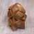 Teak wood puzzle, 'Little Rocket' - Fair Trade Carved Teak Wood Brainteaser Puzzle from Java (image 2c) thumbail