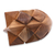 Teak wood puzzle, 'Little Rocket' - Fair Trade Carved Teak Wood Brainteaser Puzzle from Java (image 2d) thumbail