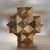 Teak wood puzzle, '3D Star' - Challenging Teak Wood Mini Puzzle from Javanese Artisan thumbail