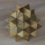 Teak wood puzzle, '3D Star' - Challenging Teak Wood Mini Puzzle from Javanese Artisan (image 2b) thumbail