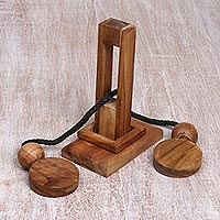 Teak wood puzzle, Yogya Tower