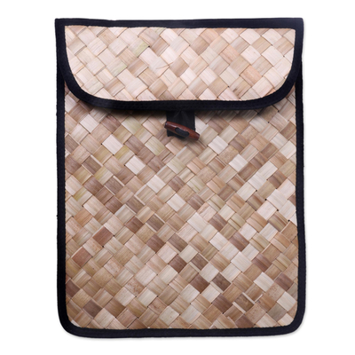 Handmade Cotton Batik Lined 11 Inch Laptop or Tablet Sleeve