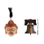 Bone pendant necklace, 'Buddha Head II' - Buddha Head Necklace in Carved Cow Bone and Leather (image 2j) thumbail