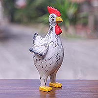 Featured review for Wood sculpture, Sassy Rooster
