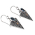 Gold accented blue topaz dangle earrings, 'Miracle' - Gold Accented Dangle Earrings with Blue Topaz and Silver (image 2b) thumbail