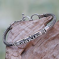 Featured review for Sterling silver pendant bracelet, Fern Grotto