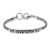 Sterling silver pendant bracelet, 'Fern Grotto' - Stylized Fern Design Sterling Silver 925 Pendant Bracelet thumbail