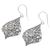 Rainbow moonstone dangle earrings, 'Shine On' - Rainbow Moonstone and Sterling Silver Dangle Earrings (image 2b) thumbail