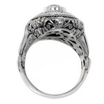 Blue topaz cocktail ring, 'Island Blue' - 1.5 Carat Blue Topaz Cocktail Ring in Sterling Silver