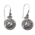 Sterling silver dangle earrings, 'River Stones' - Sterling Silver Hook Earrings with River Stone Motif (image 2a) thumbail