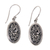 Sterling silver dangle earrings, 'Hibiscus Gate' - Sterling Silver Dangle Earrings with Hibiscus Flower Motif (image 2a) thumbail