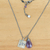 Amethyst and cultured pearl pendant necklace, 'Inspiring Joy' - 925 Silver Joy Inspirational Amethyst and Pearl Necklace (image 2) thumbail