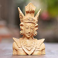 Wood sculpture, 'Sita'