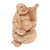 Wood sculpture, 'Happy Buddha of Wealth' - Hand Carved 6-Inch Crocodile Wood Happy Buddha Statuette (image 2b) thumbail
