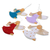 Wood ornaments, 'Dancing Angels' (set of 4) - 4 Artisan Crafted Angel Holiday Ornaments Set from Bali (image 2b) thumbail