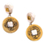 Ohrhänger aus Sterlingsilber - Damen-Ohrringe aus 925er-Sterlingsilber mit Münzen aus Bali