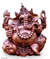 Holzskulptur, 'Ganesha'. - handgefertigte Hindu-Skulptur