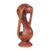 Wood statuette, 'Indivisible Love' - Indonesian Romantic Wood Sculpture (image 2b) thumbail