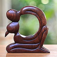 Featured review for Wood statuette, Loving Tenderness