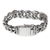 Men's sterling silver chain bracelet, 'Bali Duo' - Artisan Crafted Chunky Sterling Silver Men's Bracelet (image 2b) thumbail