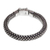Men's sterling silver chain bracelet, 'Naga Tales' - Artisan Crafted Wide Chain Bracelet in 925 Sterling Silver (image 2a) thumbail