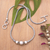 Sterling silver pendant necklace, 'Naga Trio' - Sterling Silver Artisan Designed Pendant Necklace from Bali thumbail