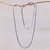 Sterling silver chain necklace, 'Ancient Wheat' - Sterling Silver 925 Wheat Chain Necklace from Bali thumbail