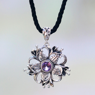 Lilac Locket Necklace
