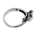 Onyx cocktail ring, 'Little Sugar Glider' - Indonesian Animal Theme Sterling Silver Ring with Onyx (image 2c) thumbail
