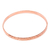 Rose gold plated bangle bracelets, 'Rose Gold Mosaic' (pair) - Women's Gold Plated Silver Bangle Bracelets from Bali (Pair) (image 2b) thumbail