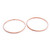 Rose gold plated bangle bracelets, 'Rose Gold Mosaic' (pair) - Women's Gold Plated Silver Bangle Bracelets from Bali (Pair)