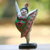 Wood statuette, 'Ballet Dancer I' - Hand Crafted Wood Statuette of Ballerina from Bali