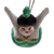 Wood ornament, 'Flying Diva' - Artisan Crafted Wood Ornament of Flying Lady in Green (image 2c) thumbail