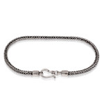 Sterling silver chain bracelet, 'Dragon's Tail' - Hand Crafted Sterling Silver Chain Bracelet from Bali