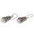 Cultured pearl dangle earrings, 'Silvery Light' - Hand Crafted Pearl and Sterling Silver Dangle Earrings (image 2c) thumbail