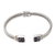 Multi-gemstone cuff bracelet, 'Sukawati Bright' - Artisan Crafted Sterling Silver Cuff Bracelet with Gemstones thumbail