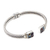 Multi-gemstone cuff bracelet, 'Sukawati Bright' - Artisan Crafted Sterling Silver Cuff Bracelet with Gemstones (image 2c) thumbail